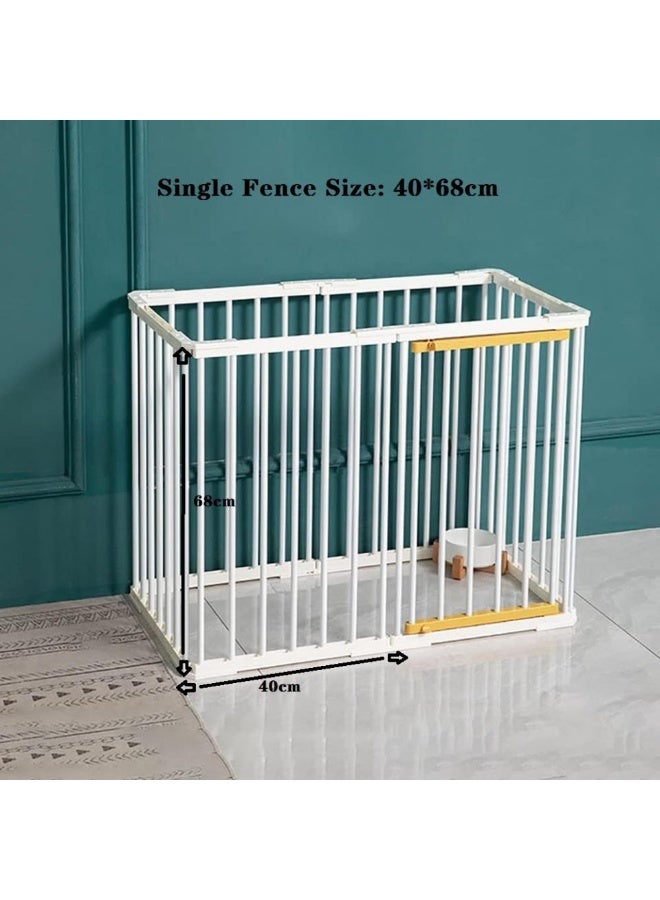 AIWANTO Square Pet Fence Panels, Modular Pet Playpen for Small Dogs, Puppies & Rabbits – Indoor & Outdoor Use - Image 4